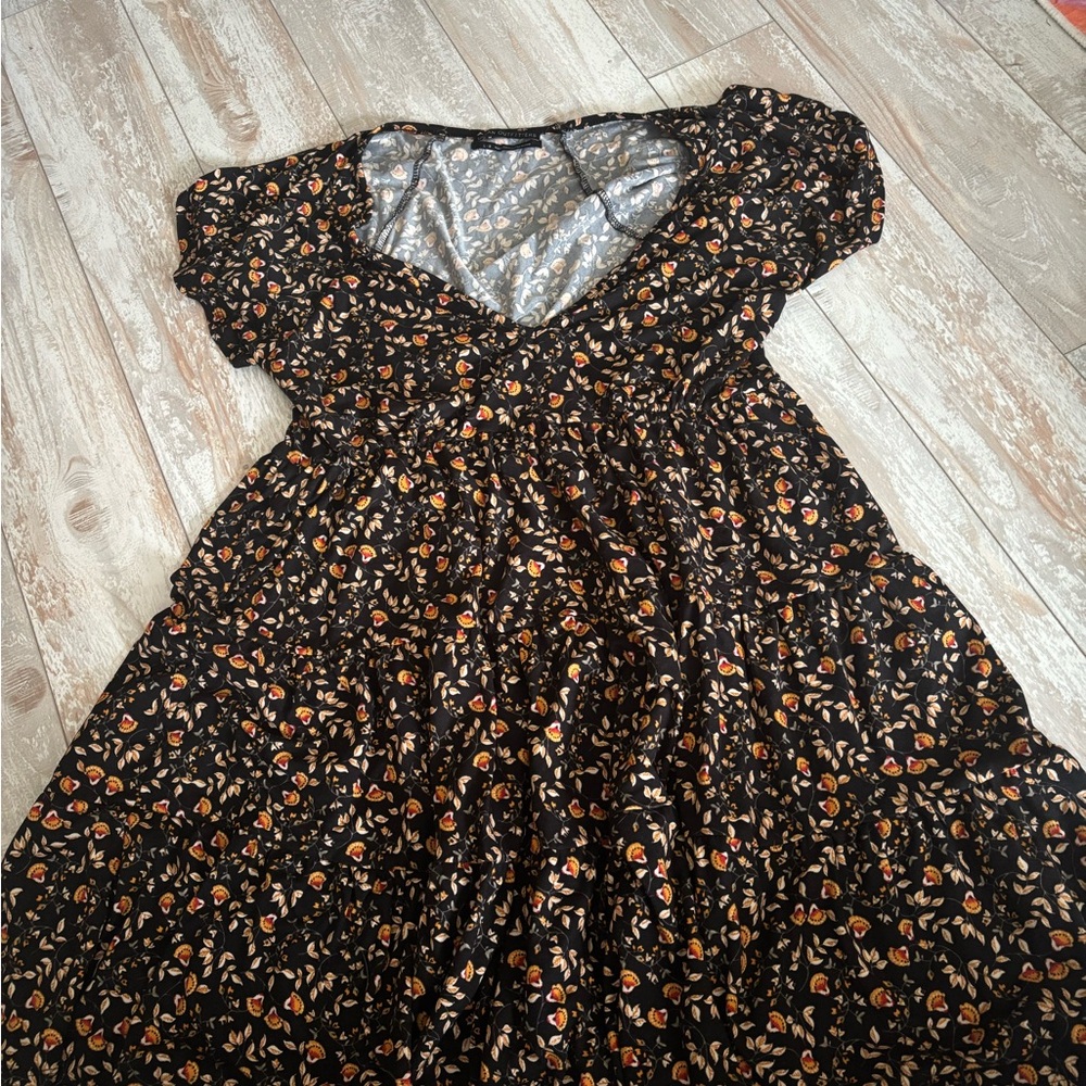 Urban Outfitters Black Floral Dress
